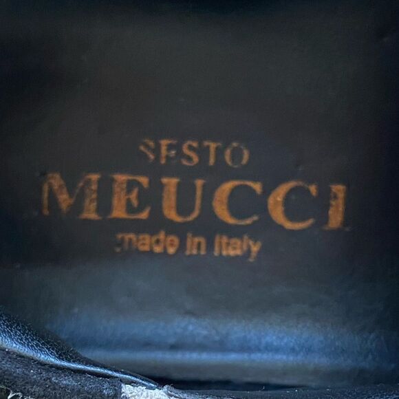 SESTO MEUCCI CUPID SNEAKER Size 6.5M. Snakeskin w/clear stones for bling. EUC! - Picture 7 of 7